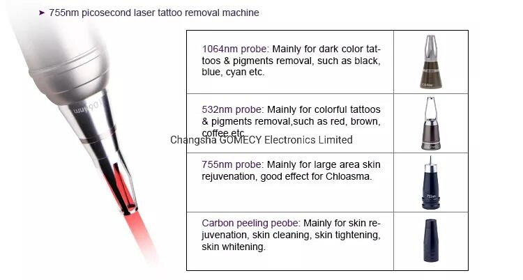 1064 Nm 532nm Q Switched ND YAG Laser Picolaser Tattoo Removal Machine